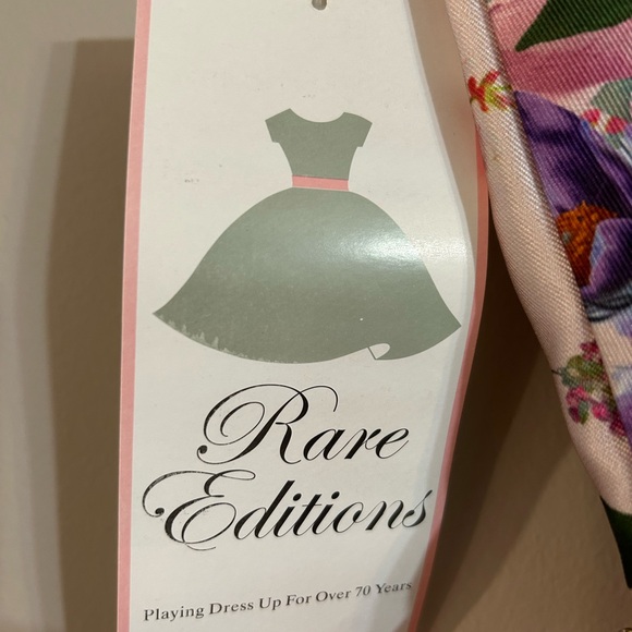 Girls size 16 Rare Edition high/low dress. Blush with floral, NWT satin youth - Picture 8 of 11